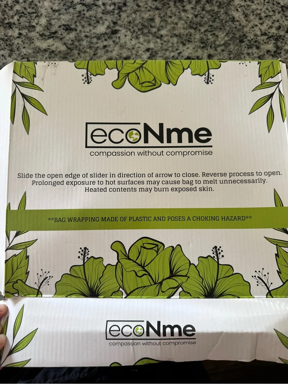 EcoNme Floral White & Green Box Set